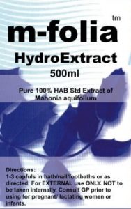m-folia hydro extract for psoriasis