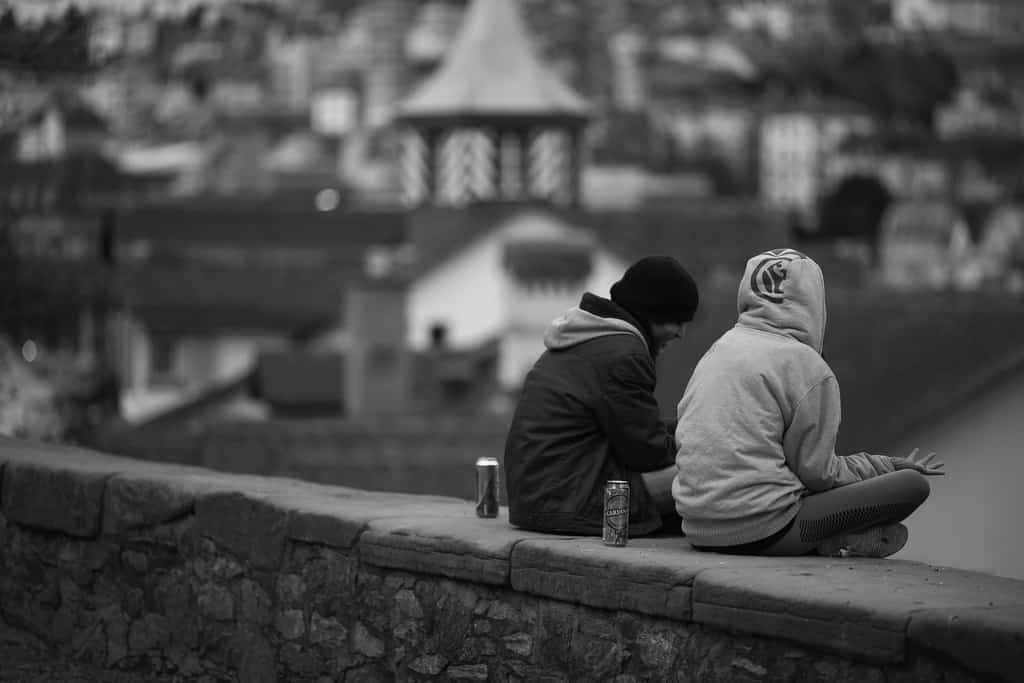 People talking